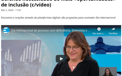 Entrevista da coordenadora do SPPD do Patriarcado de Lisboa à Agência Ecclesia